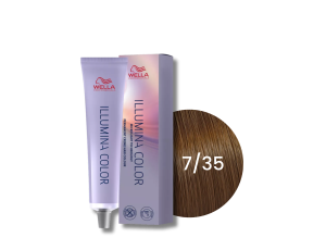 WELLA ILLUMINA COLOR rozświetlająca trwała farba do włosów 60 ml | 7/35