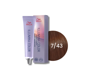 WELLA ILLUMINA COLOR rozświetlająca trwała farba do włosów 60 ml | 7/43