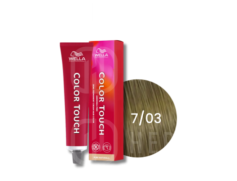 WELLA COLOR TOUCH tonująca półtrwała farba do włosów 60 ml | 7/03