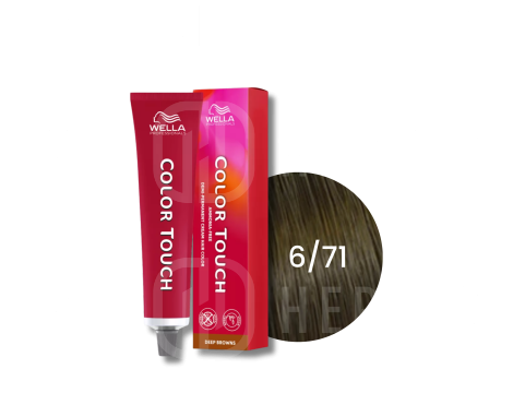 WELLA COLOR TOUCH tonująca półtrwała farba do włosów 60 ml | 6/71