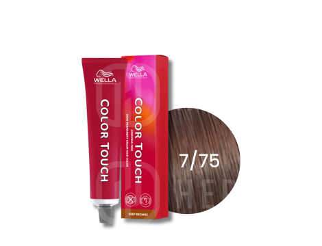 WELLA COLOR TOUCH tonująca półtrwała farba do włosów 60 ml | 7/75