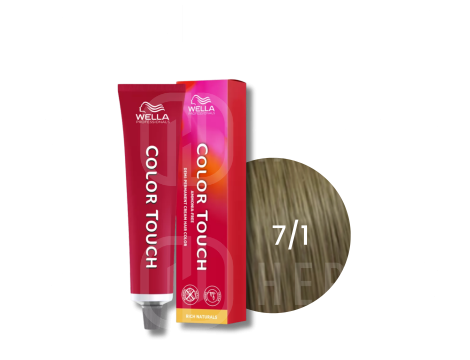 WELLA COLOR TOUCH tonująca półtrwała farba do włosów 60 ml | 7/1