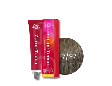 WELLA COLOR TOUCH tonująca półtrwała farba do włosów 60 ml | 7/97