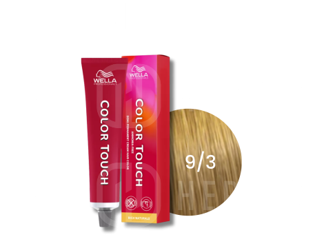 WELLA COLOR TOUCH tonująca półtrwała farba do włosów 60 ml | 9/3