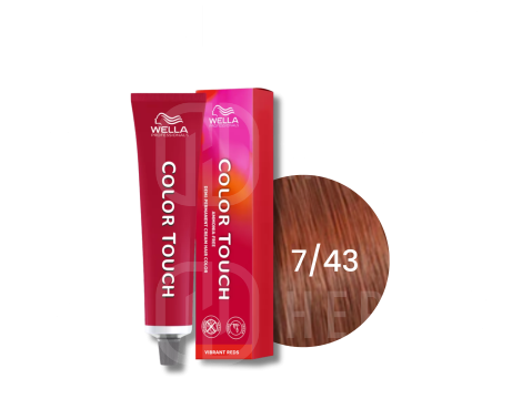 WELLA COLOR TOUCH tonująca półtrwała farba do włosów 60 ml | 7/43