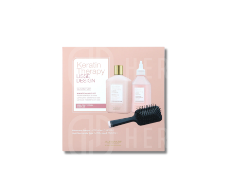 ALFAPARF KERATIN THERAPY zestaw | szampon + odżywka + szczotka